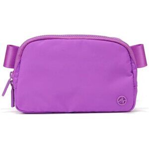 Women's Belt Bag Waist Packs, Crossbody Bags with Strap (Violet).